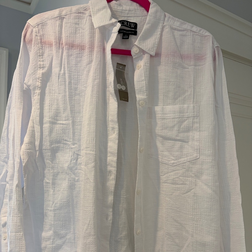 NWT!! J Crew Garçon Classic Fit Women’s Shirt